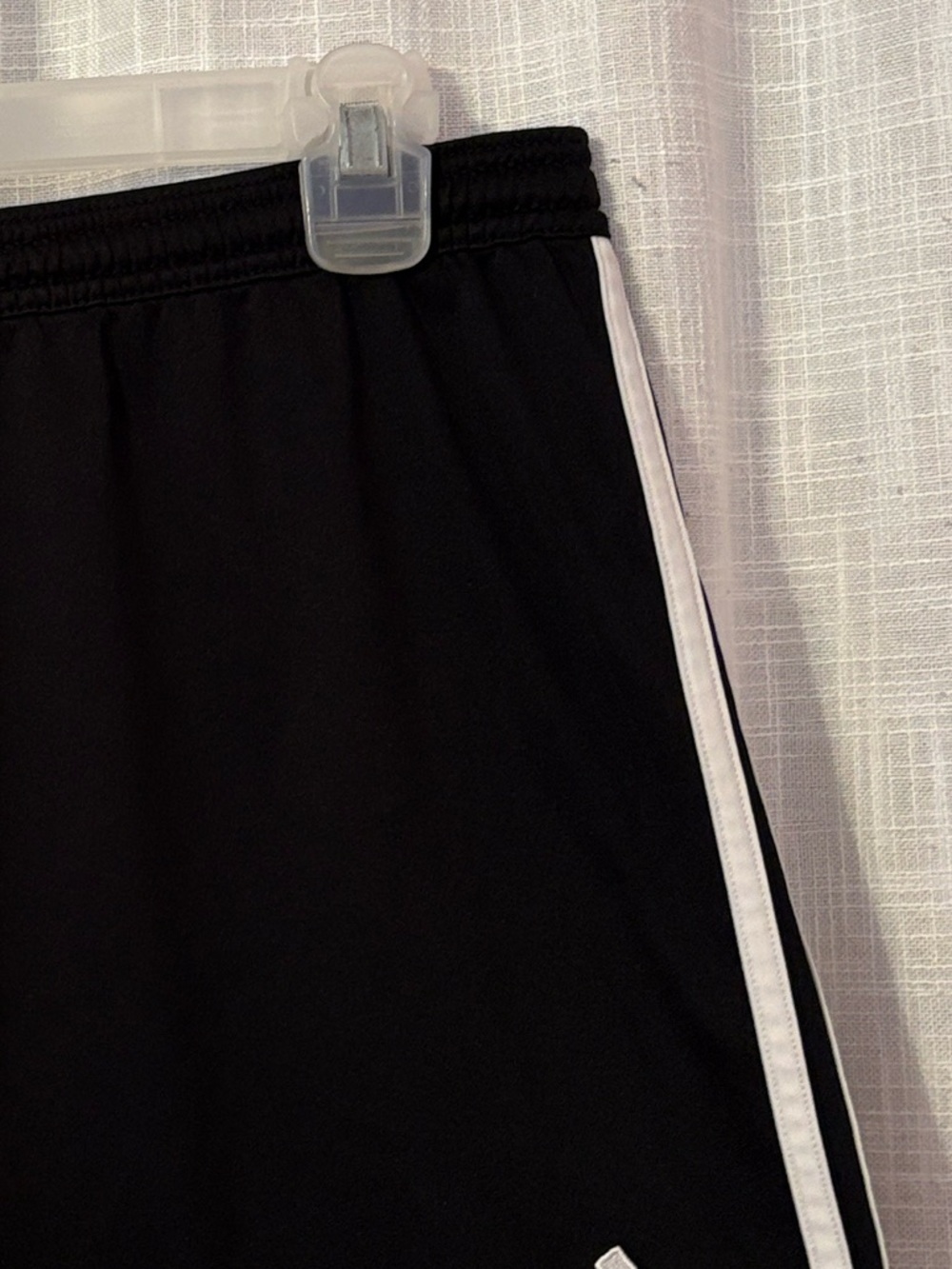 Adidas Climacool Black & White Logo Athletic Shorts - Picture 6 of 12